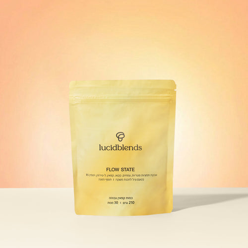 Flow State - קפה פטריות בטעם וניל